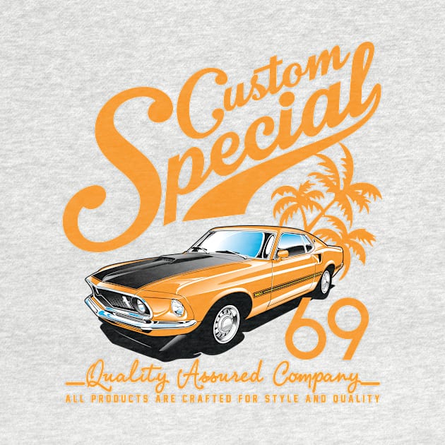 Mustang 69 Custom Special Vintage Retro by CGD